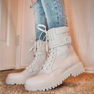 Guess combat boots